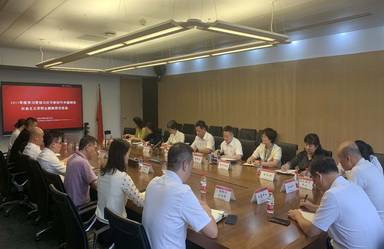 外服集團黨總支召開學習貫徹習近平新時代中國特色社會主義思想主題教育總結會議